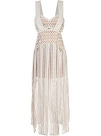 Self-Portrait Avery Midi Dress at Farfetch